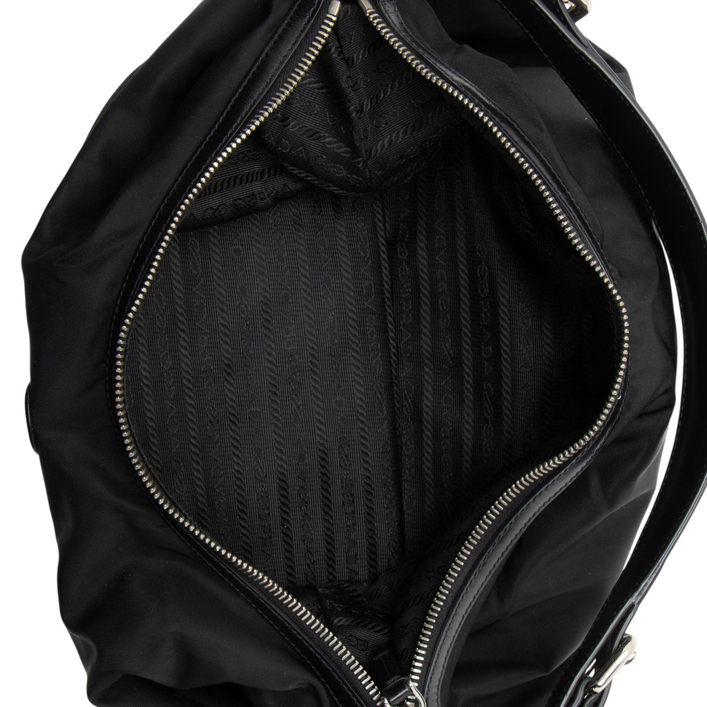 Prada Tessuto Logo Hobo