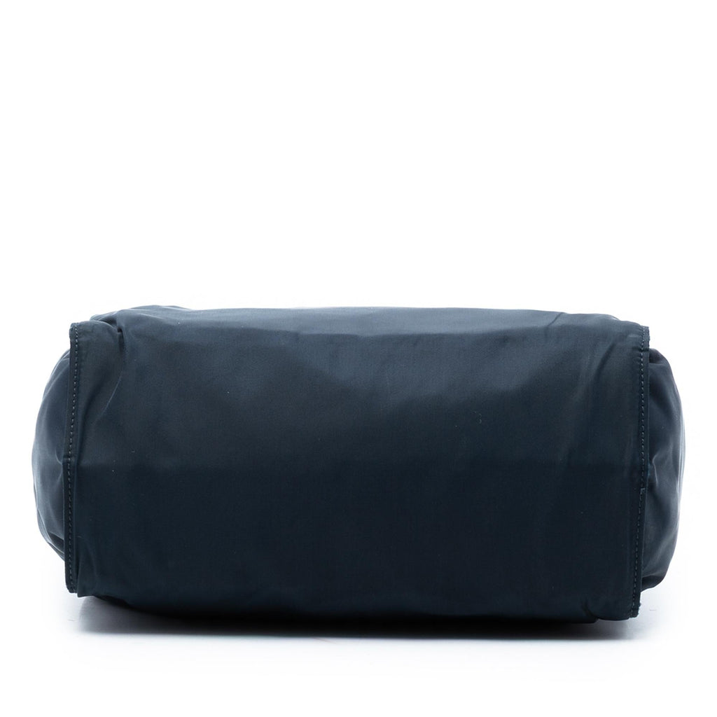 Prada Tessuto Metal Handle Bag