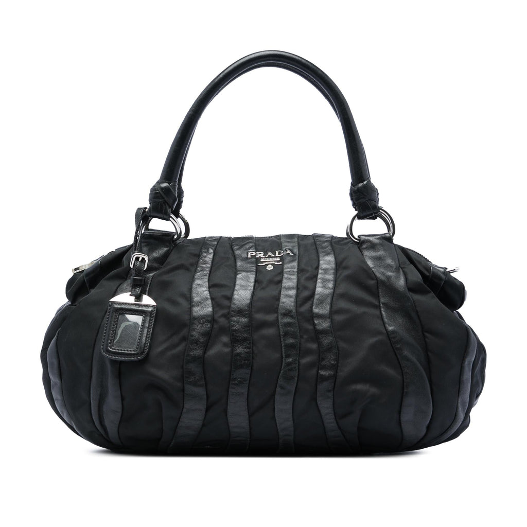 Prada Tessuto Nappa Waves Handbag