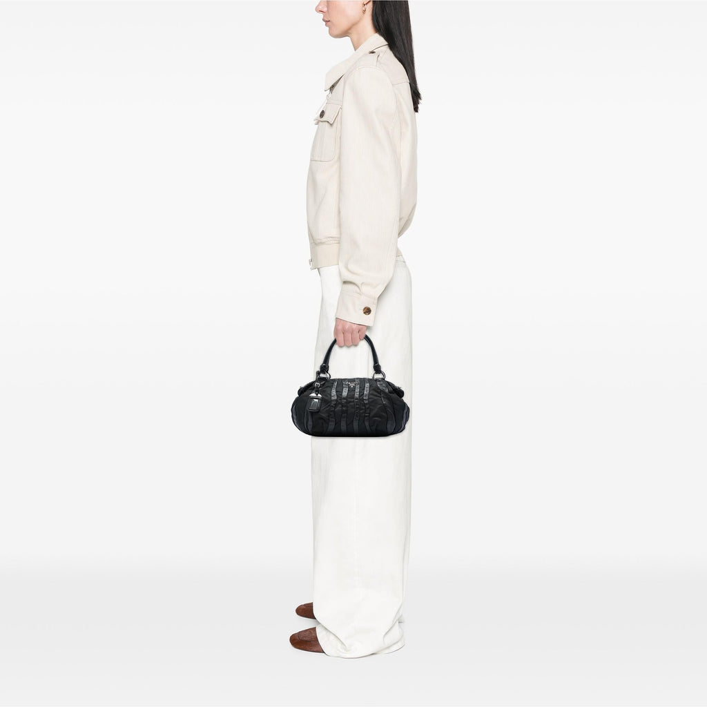 Prada Tessuto Nappa Waves Handbag