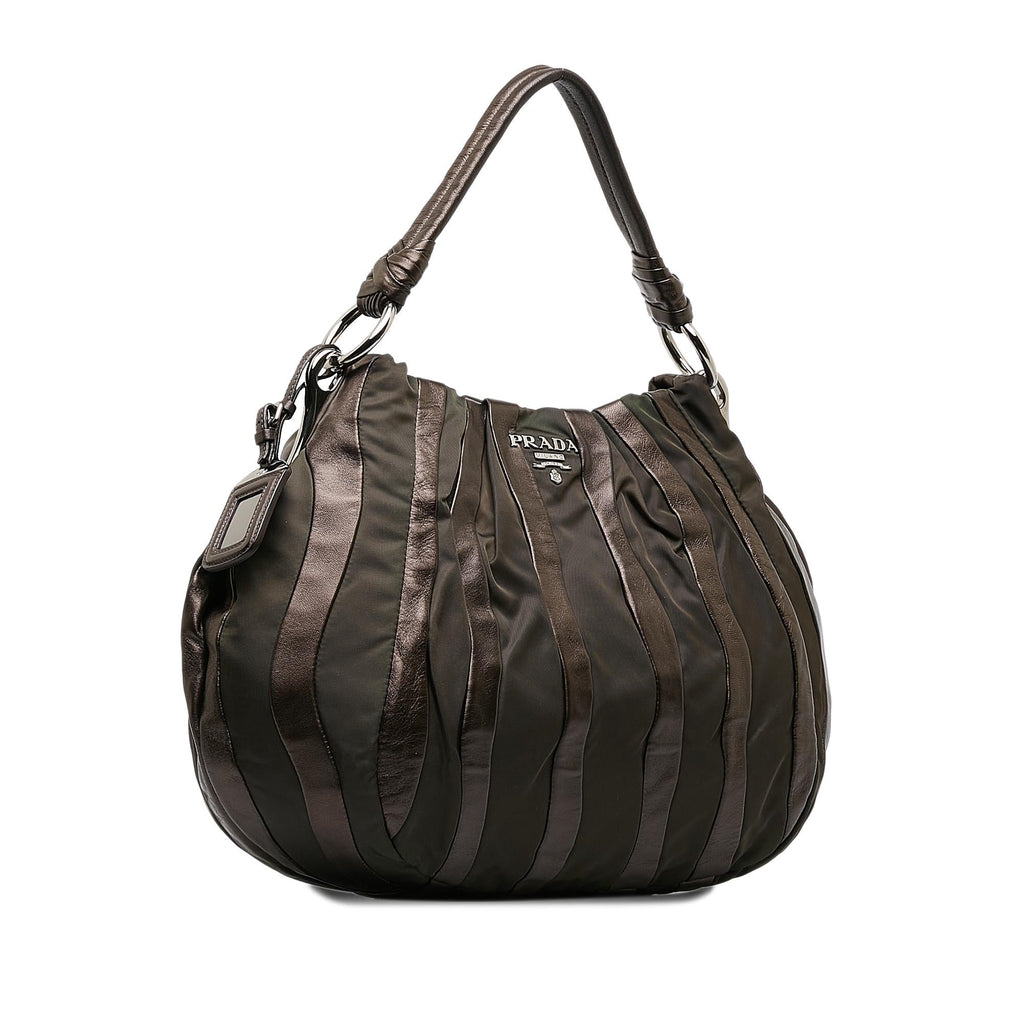 Prada Tessuto Nappa Waves Tote (SHG-zw4bxu)
