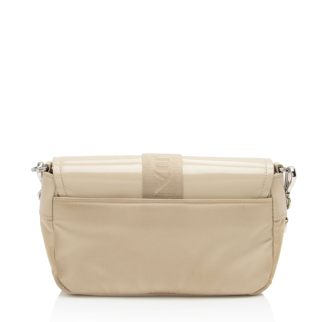 Prada Re-Nylon Patent Leather Double Pocket Crossbody (SHF-Na1ANI)