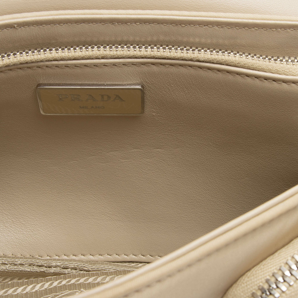 Prada Re-Nylon Patent Leather Double Pocket Crossbody (SHF-Na1ANI)