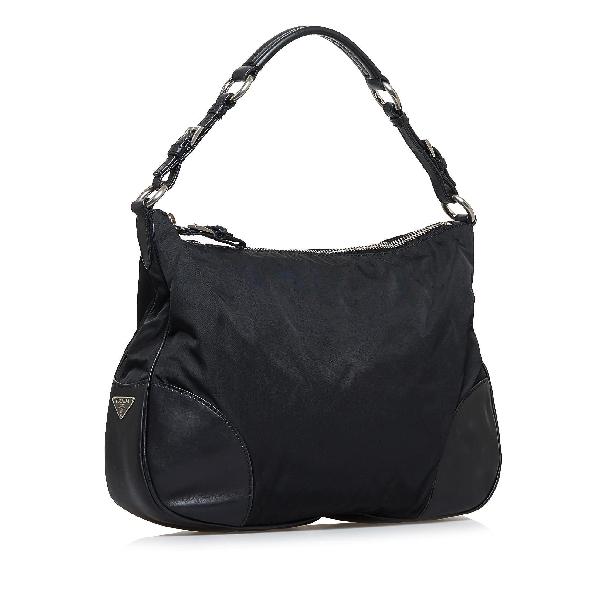 Prada Tessuto Shoulder Bag (SHG-n118Gy)