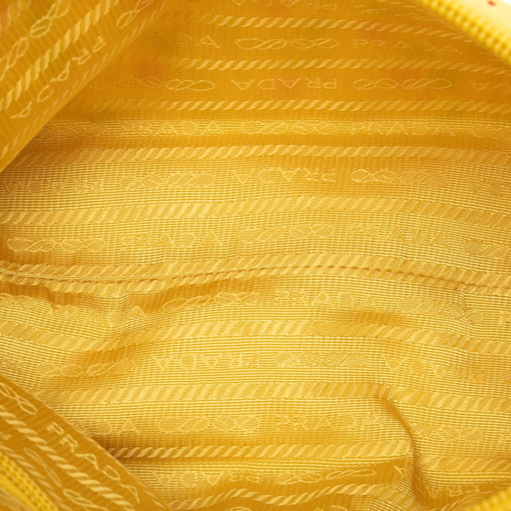 Prada Tessuto Stampato Palm Cosmetic Pouch