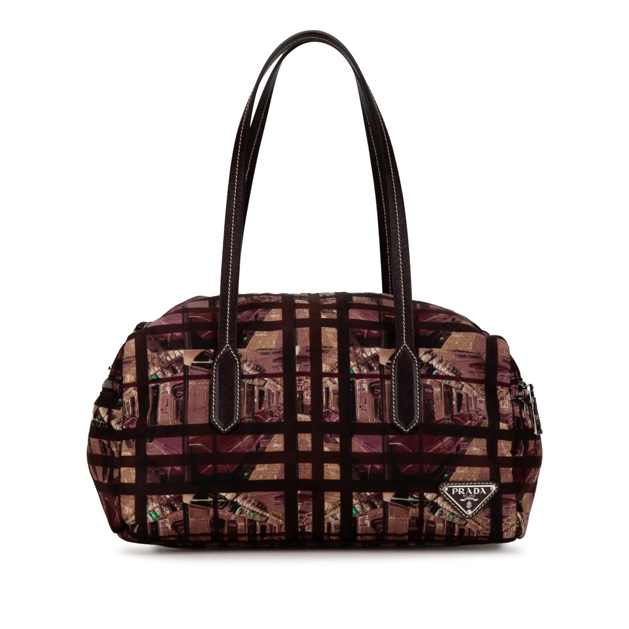 Prada Tessuto Stampato Shoulder Bag (SHG-HXh1u9)