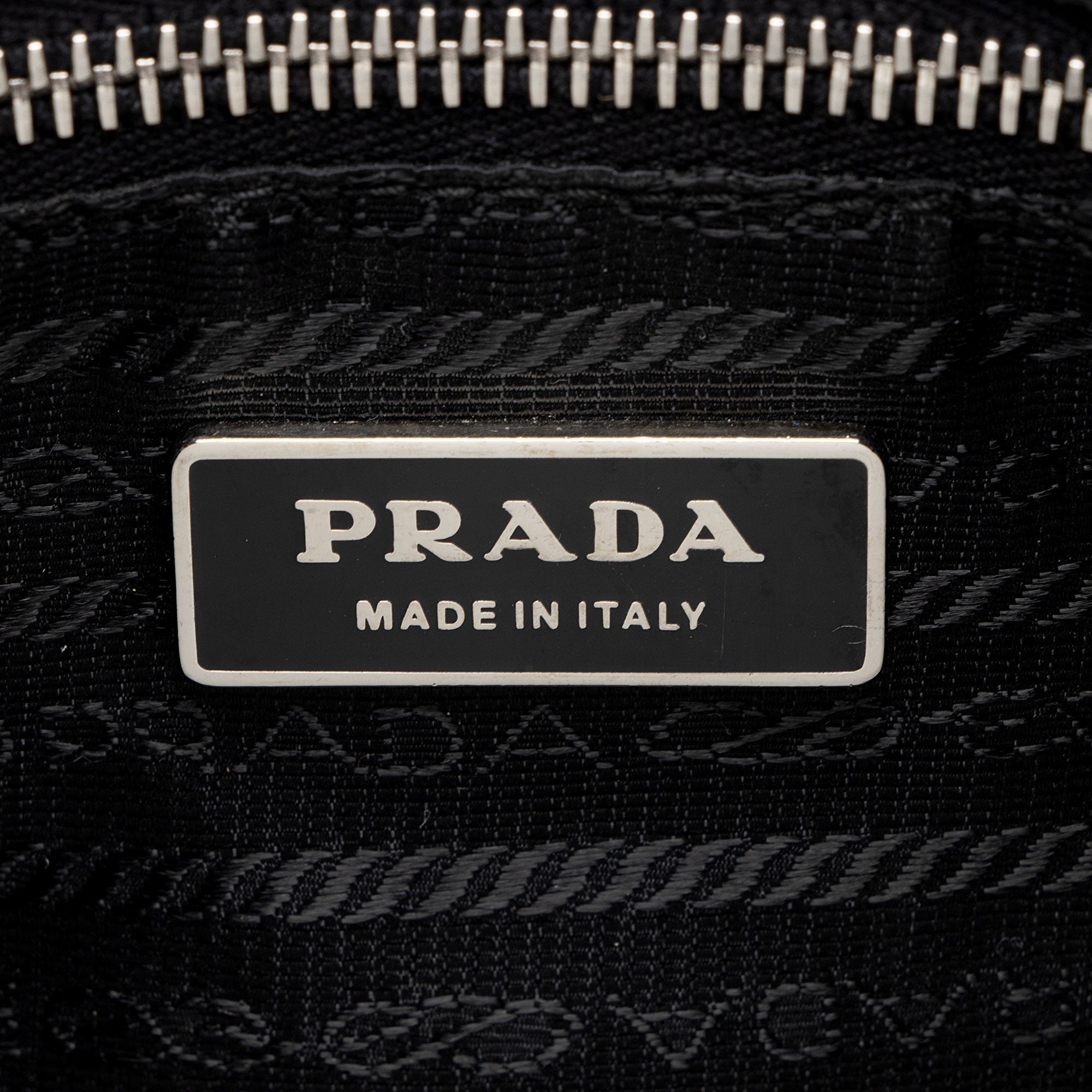 Prada Tessuto Stripe Hobo