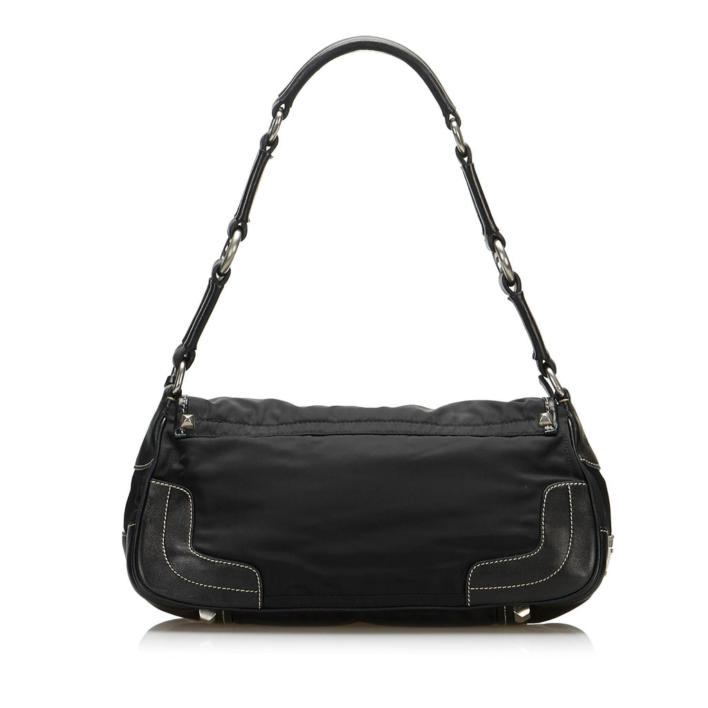 Prada Tessuto Tassel Shoulder Bag (SHG-OlHclM)