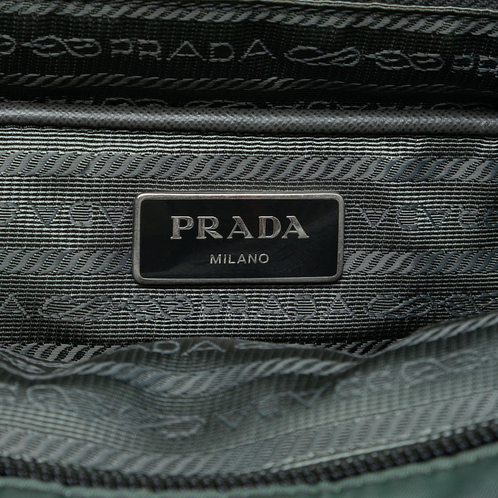 Prada Tessuto Zip Top Convertible Tote