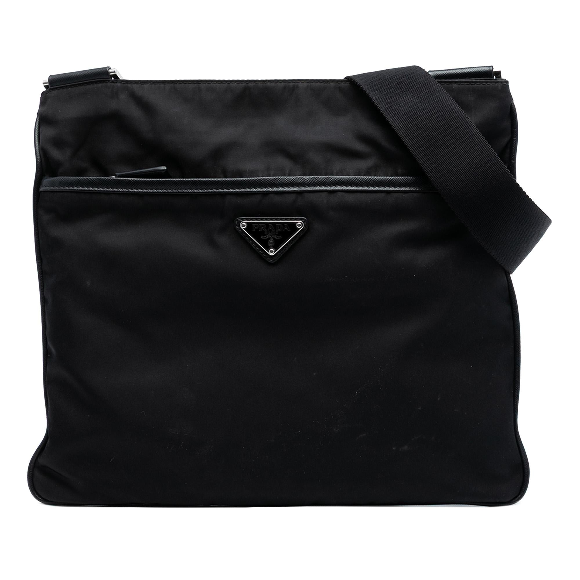 Prada Tessuto Zip Top Crossbody