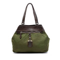 Prada Tessuto and Leather Tote