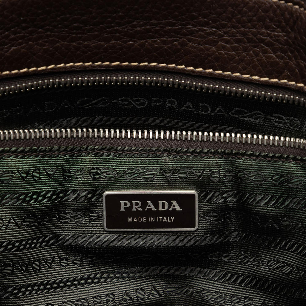Prada Tessuto and Leather Tote