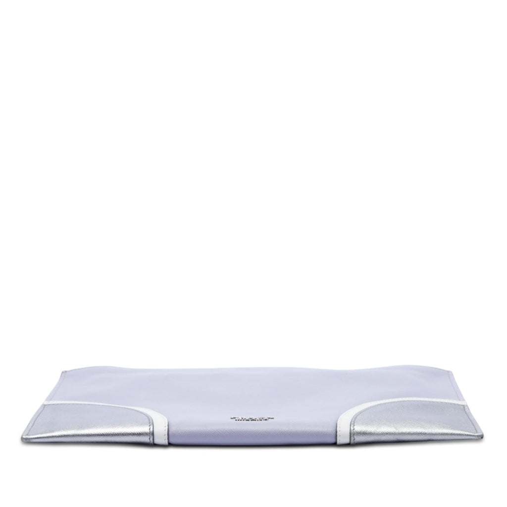 Prada Tricolor Saffiano Clutch