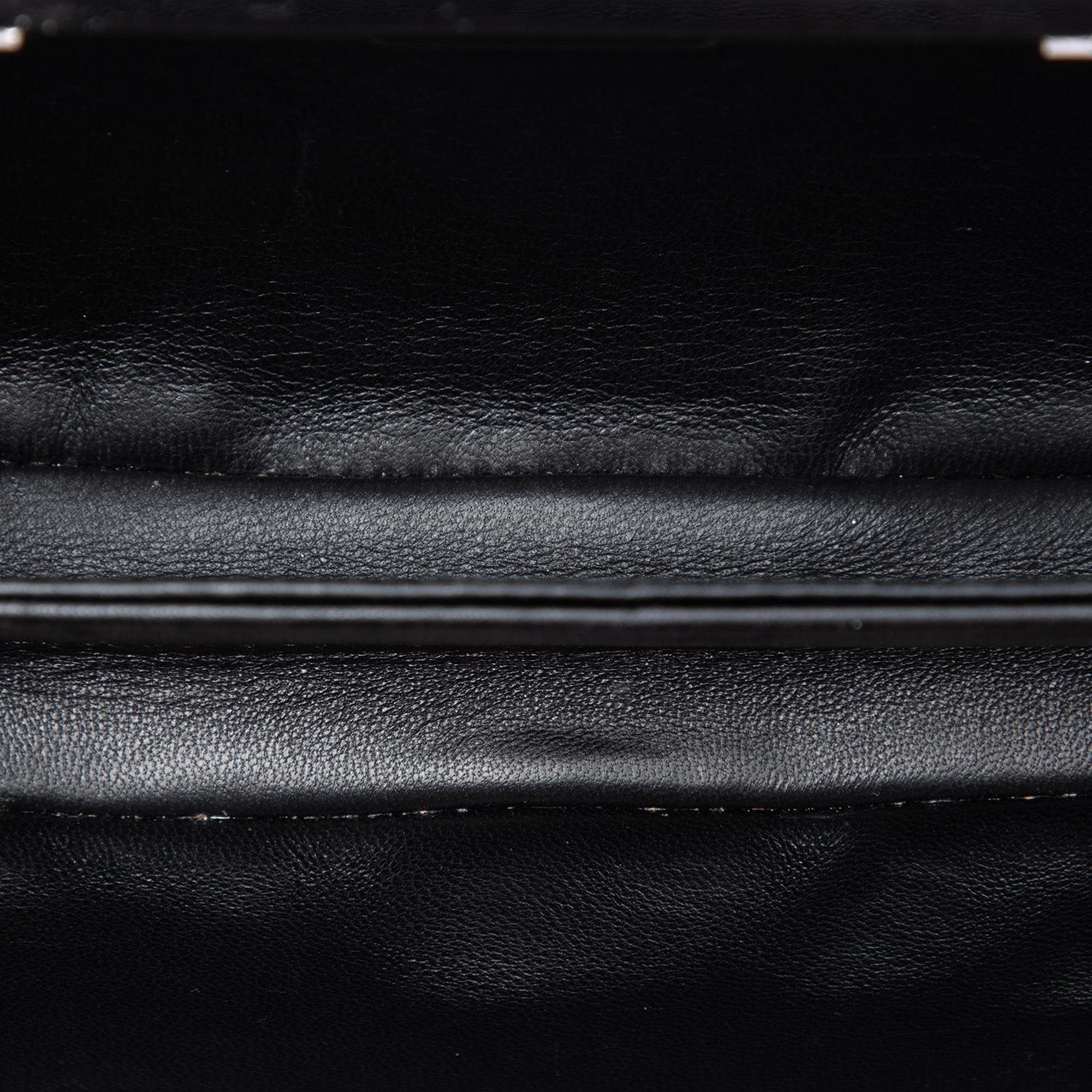 Prada Universal Studios Leather Thunder Frankenstein Clutch with Chain