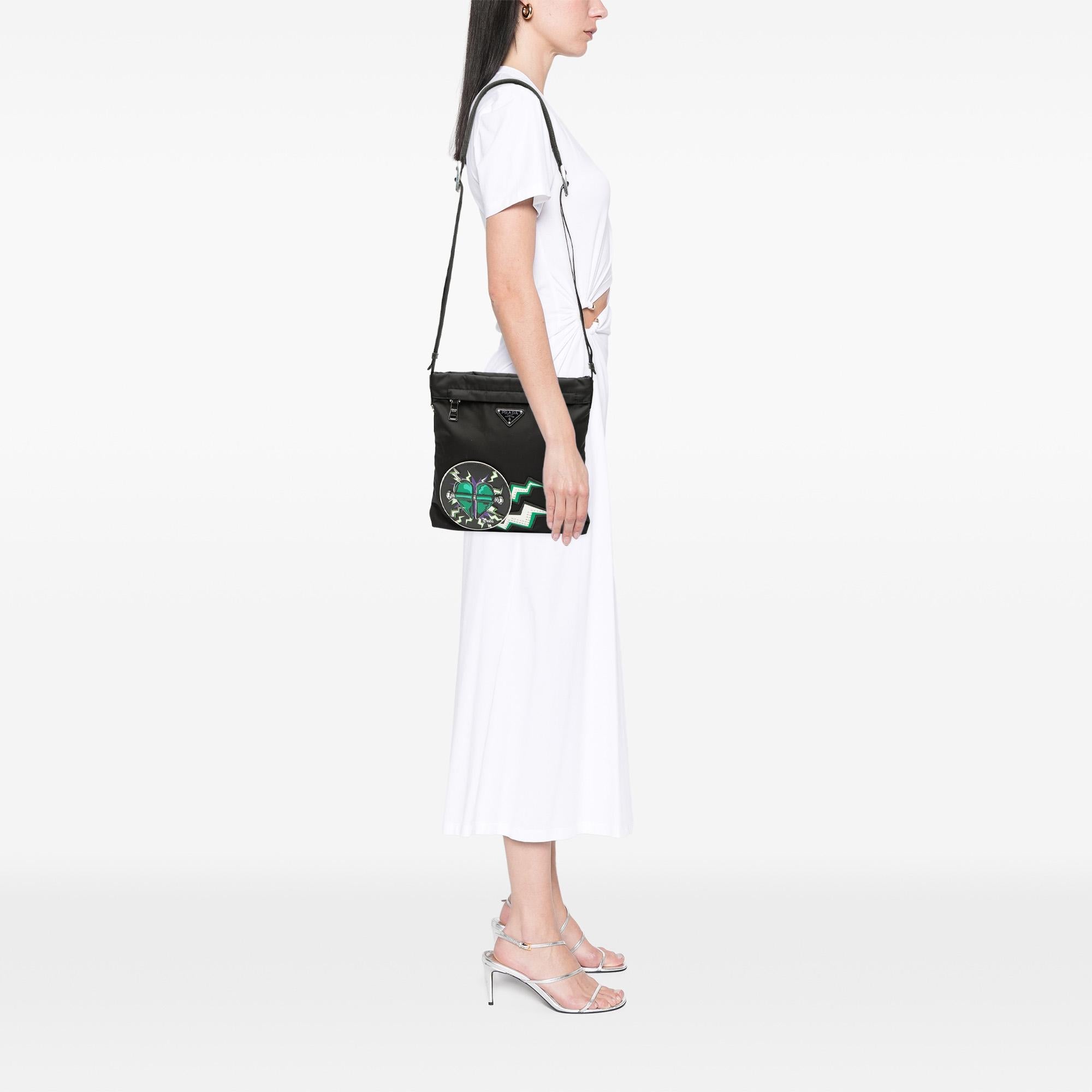 Prada Universal Studios Tessuto Montagna Frankenstein Print Crossbody