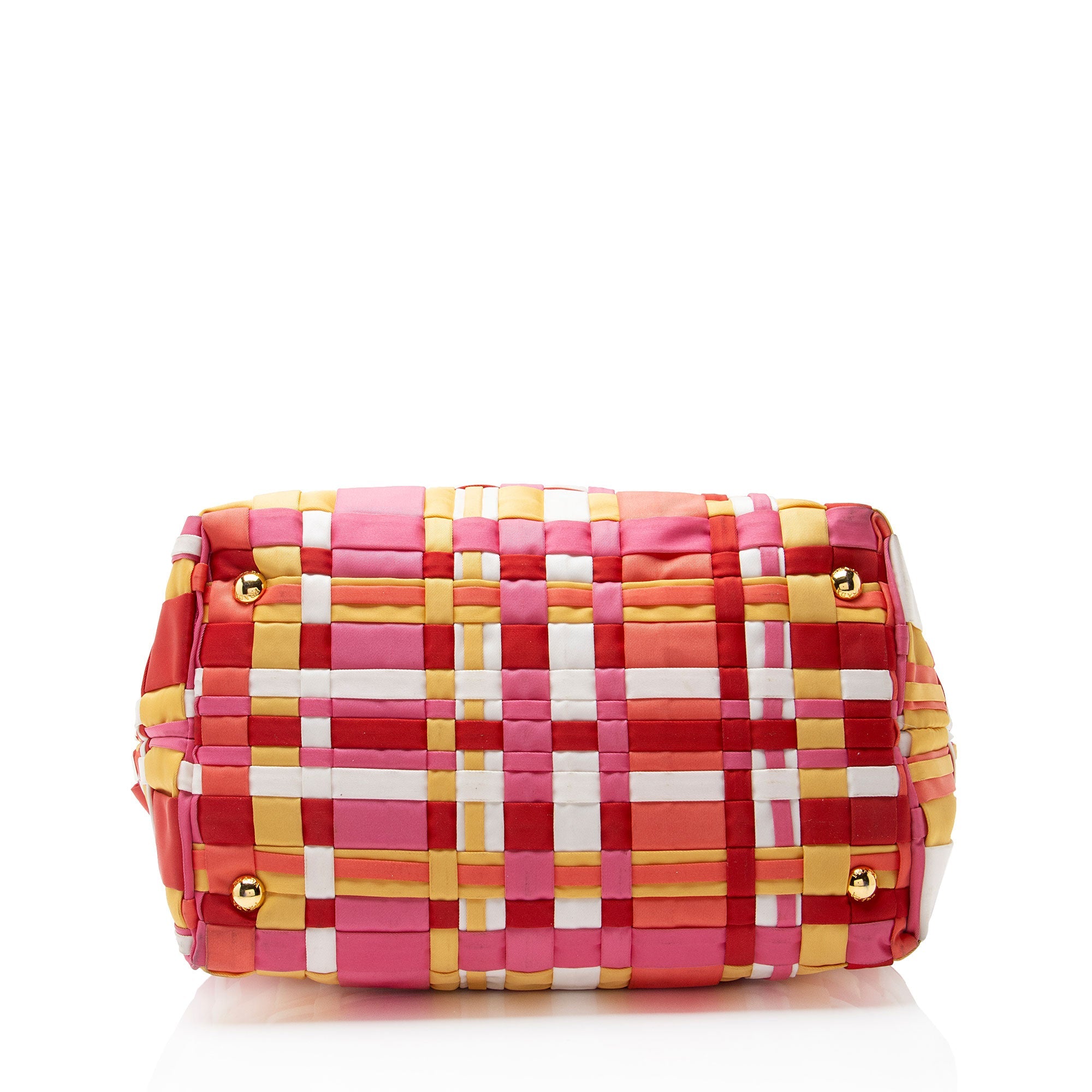Prada Vintage Tessuto Woven Tote