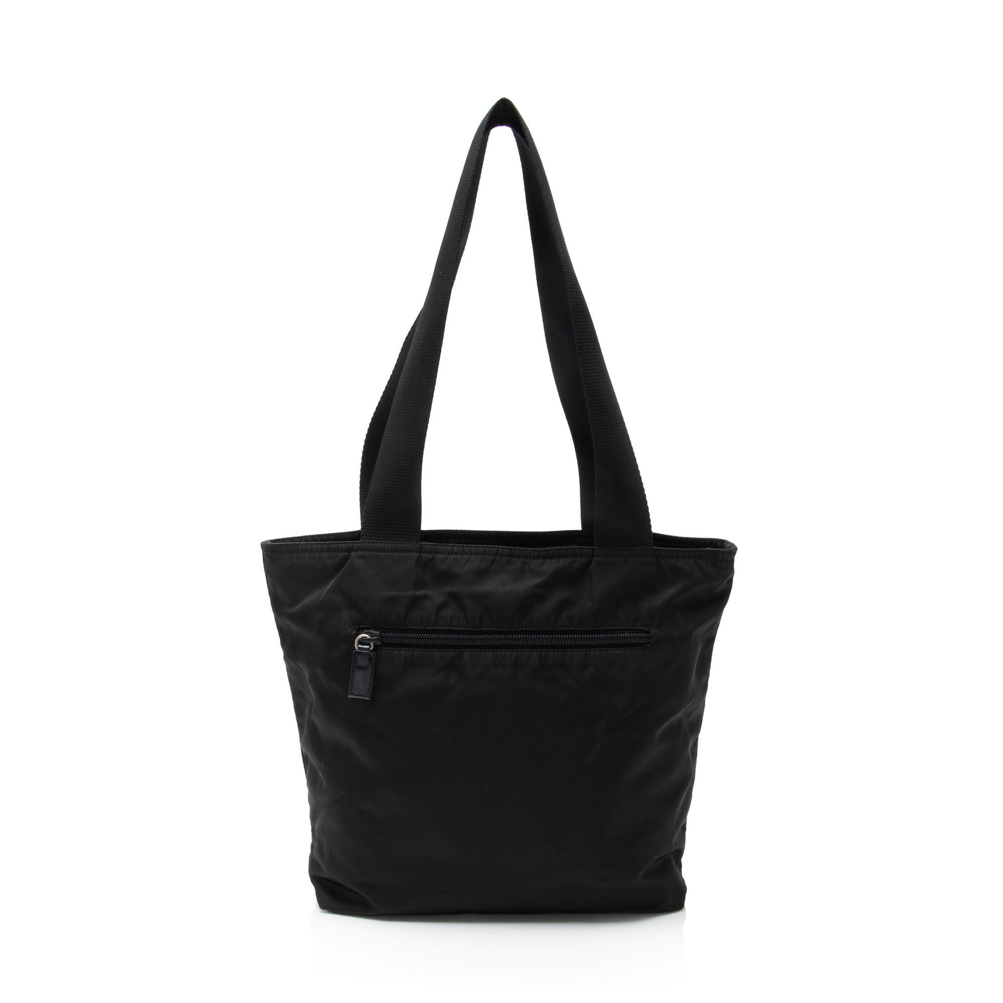 Prada Vintage Tessuto Zip Top Tote