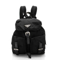 Prada Vintage Vela Double Pocket Small Backpack (SHF-CSDmuA)