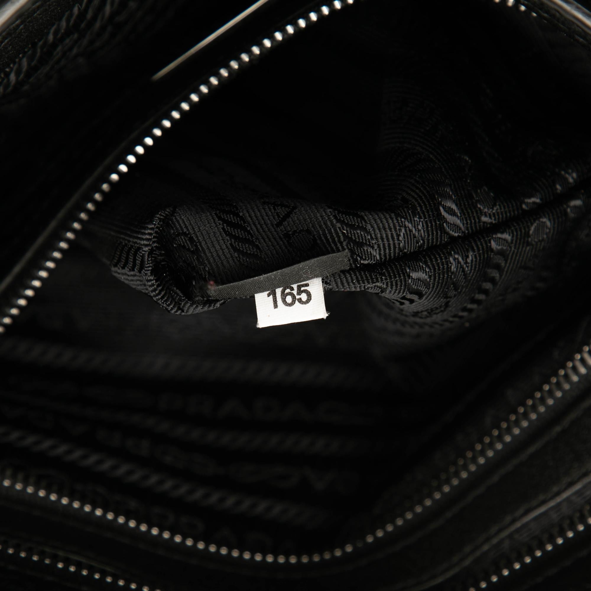 Prada Vitello City Zip Top Crossbody