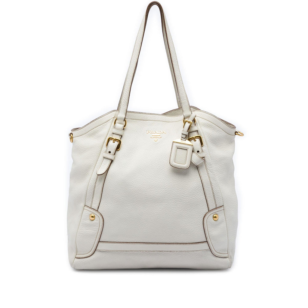 Prada Vitello Daino Convertible Tote