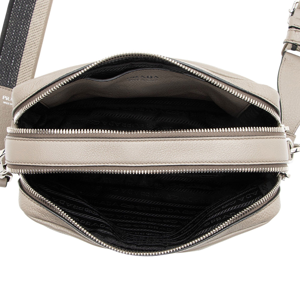 Prada Vitello Daino Double Zip Camera Bag