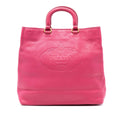 Prada Vitello Daino Embossed Canapa Logo Open Convertible Tote