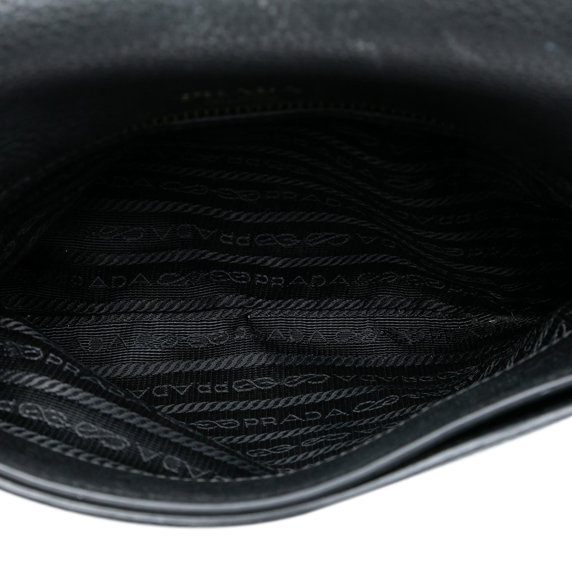 Prada Vitello Daino Flap Crossbody