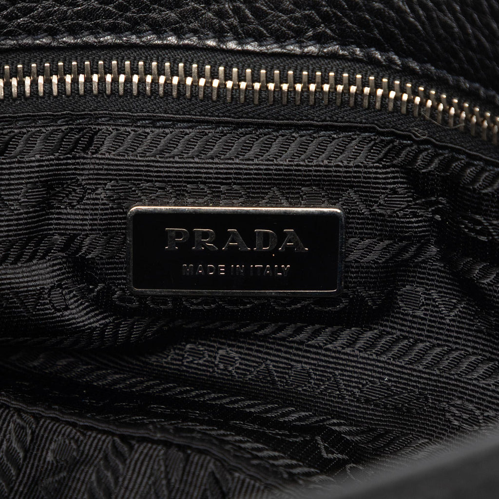 Prada Vitello Daino Flap Shoulder Bag