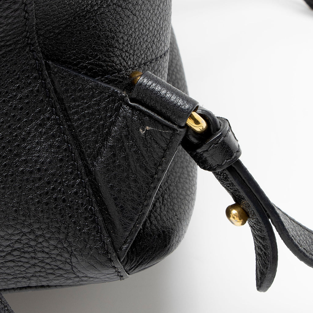 Prada Vitello Daino Drawstring Flap Backpack