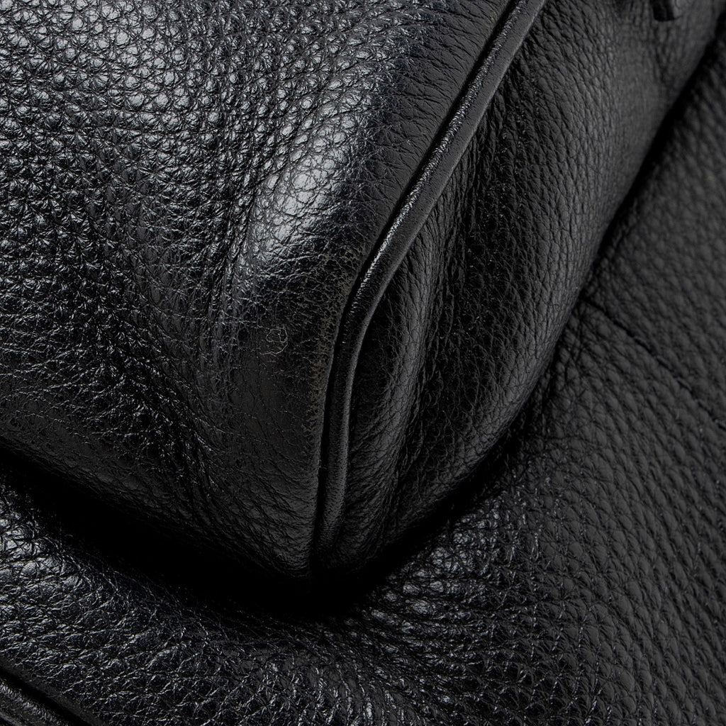 Prada Vitello Daino Drawstring Flap Backpack