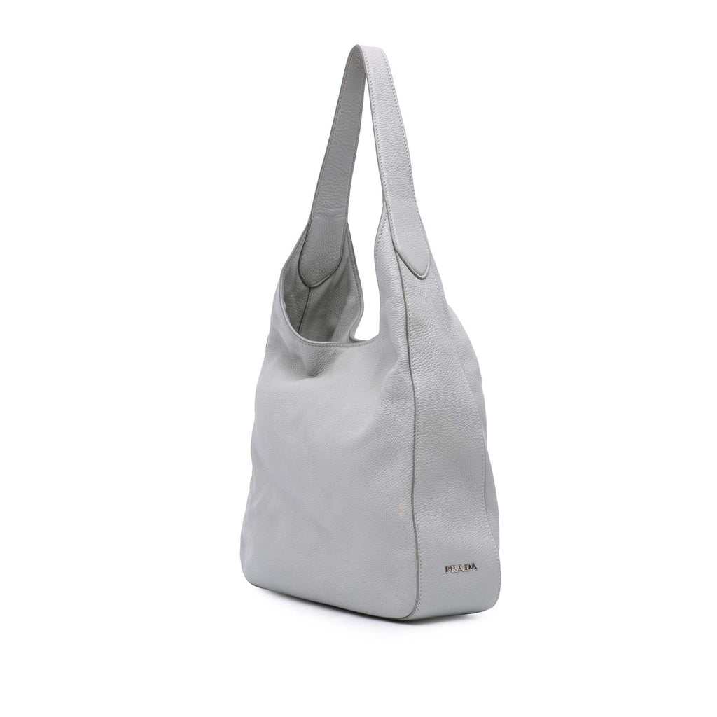 Prada Vitello Daino Front Pocket Shoulder Bag