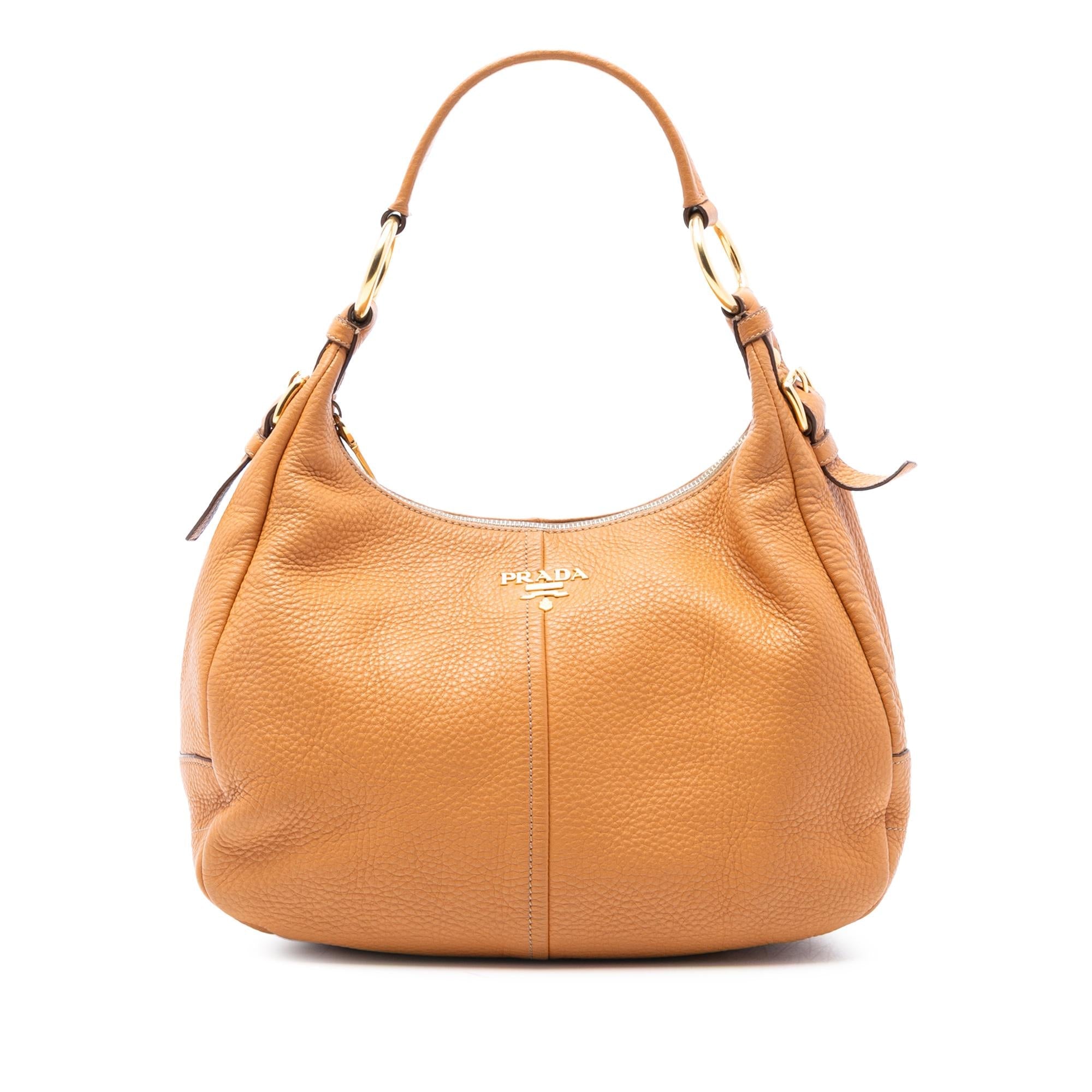 Prada Vitello Daino Hobo Bag