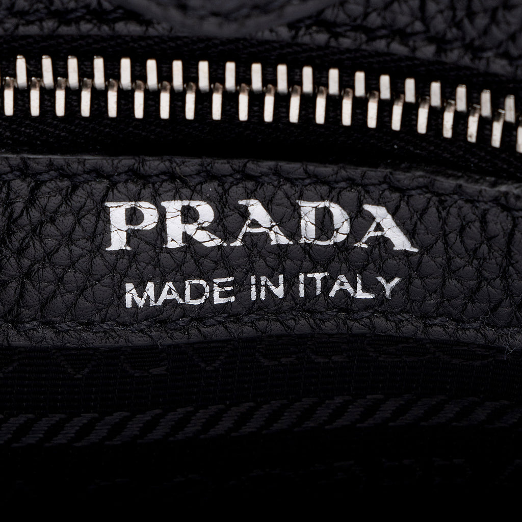 Prada Vitello Daino Logo Medium Soft Messenger