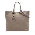 Prada Vitello Daino Open Convertible Tote