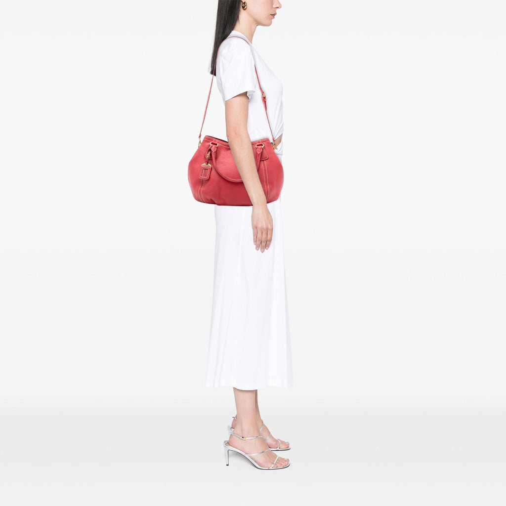 Prada Vitello Daino Open Convertible Tote