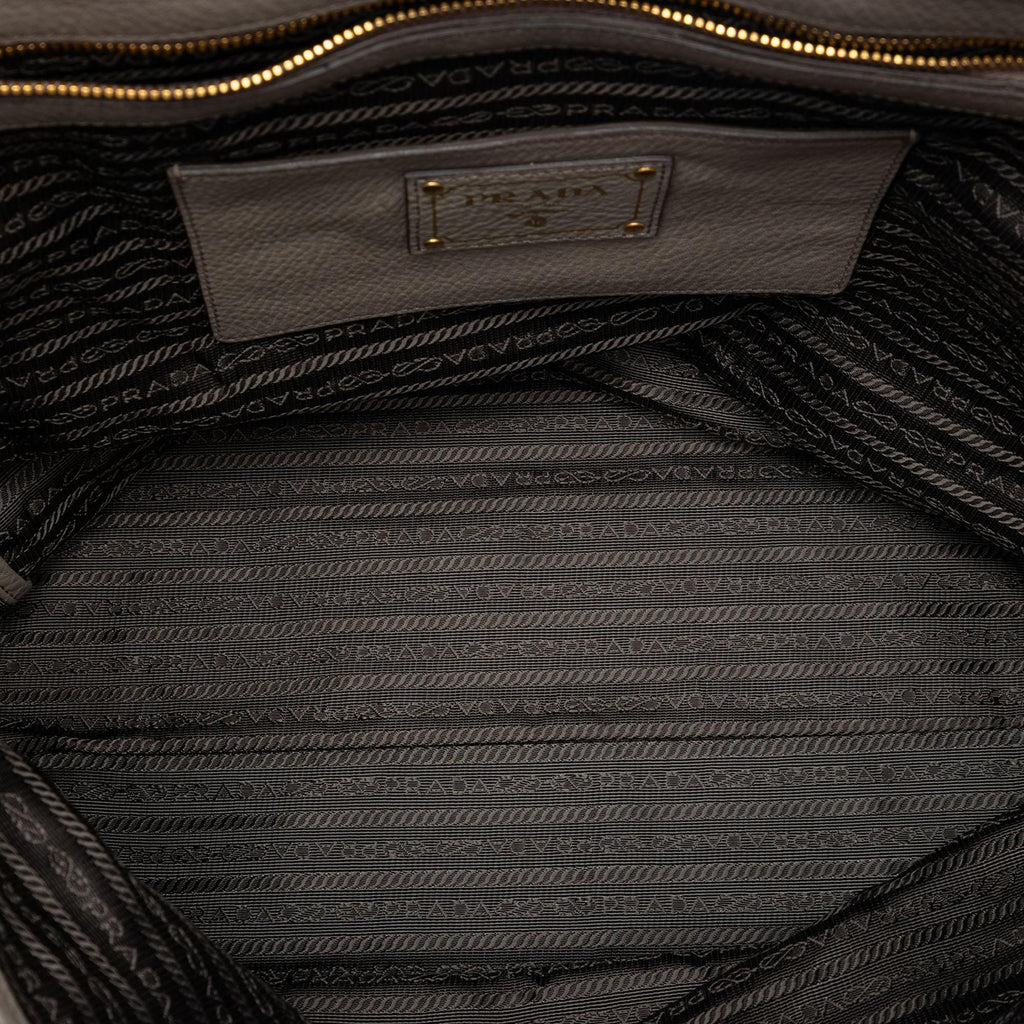Prada Vitello Daino Open Convertible Tote