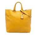 Prada Vitello Daino Open Convertible Tote