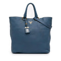 Prada Vitello Daino Open Convertible Tote