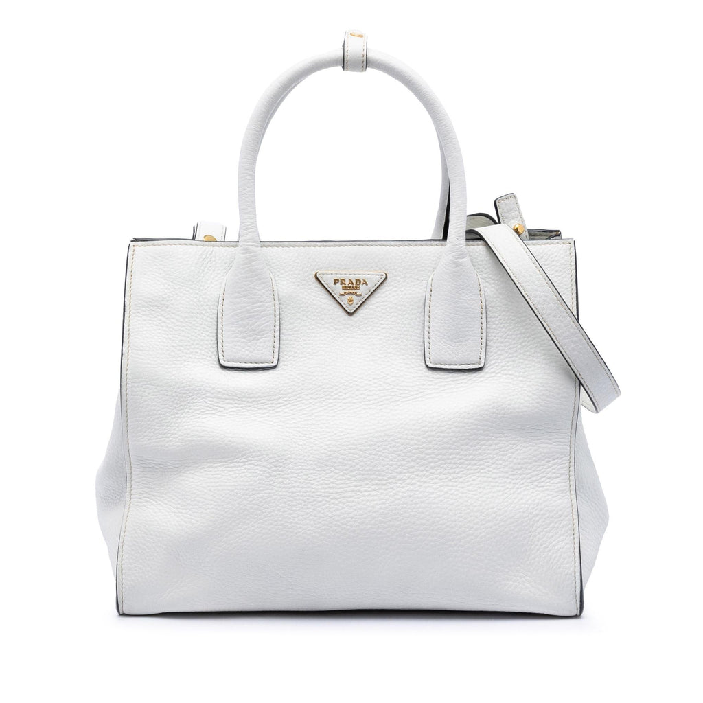 Prada Vitello Daino Open Convertible Tote