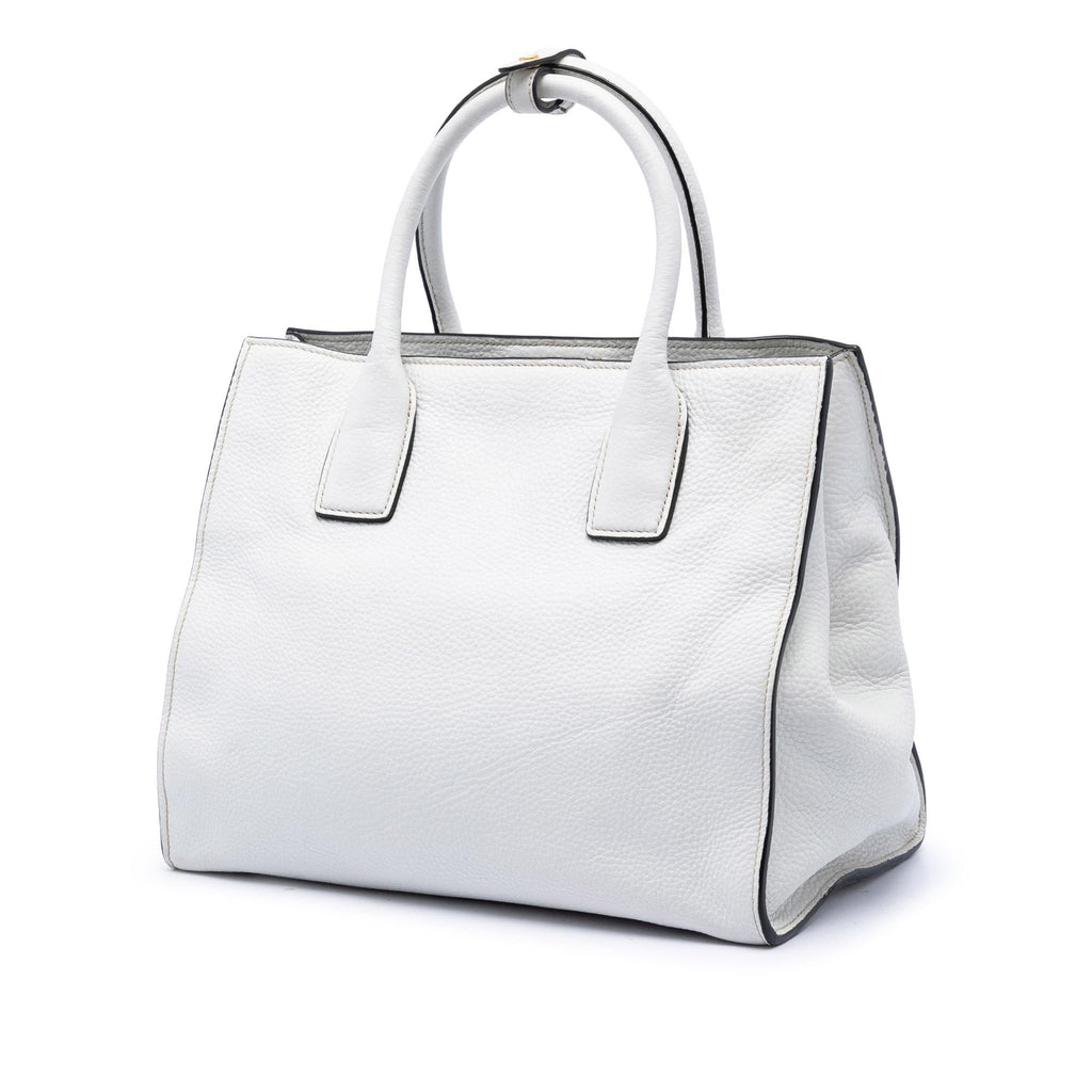 Prada Vitello Daino Open Convertible Tote