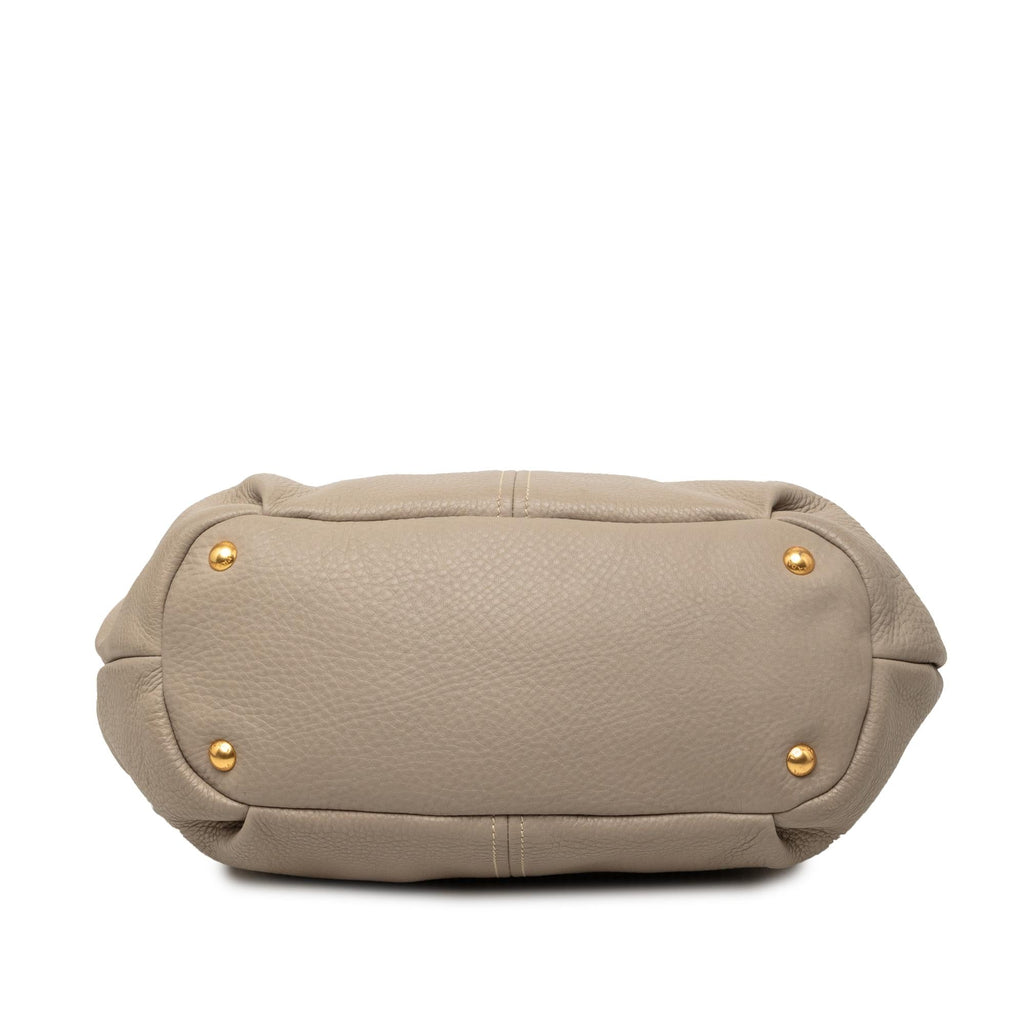 Prada Vitello Daino Open Convertible Tote