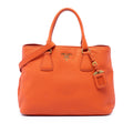 Prada Vitello Daino Open Convertible Tote