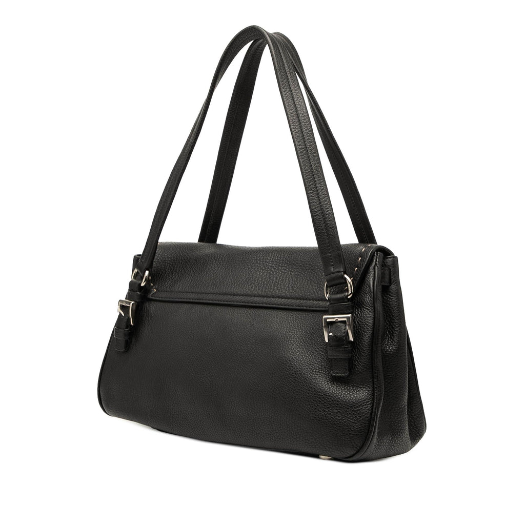 Prada Vitello Daino Pushlock Flap