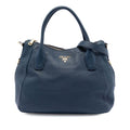 Prada Vitello Daino Sacca 2 Manici Convertible Tote