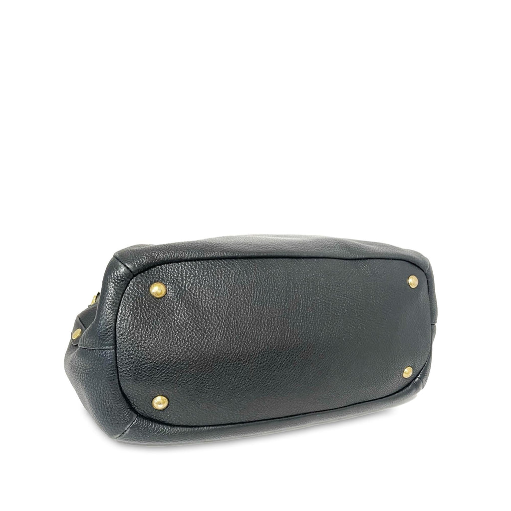 Prada Vitello Daino Satchel (SHG-yKEpiP)