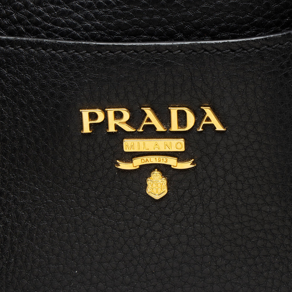 Prada Vitello Daino Shopping Tote