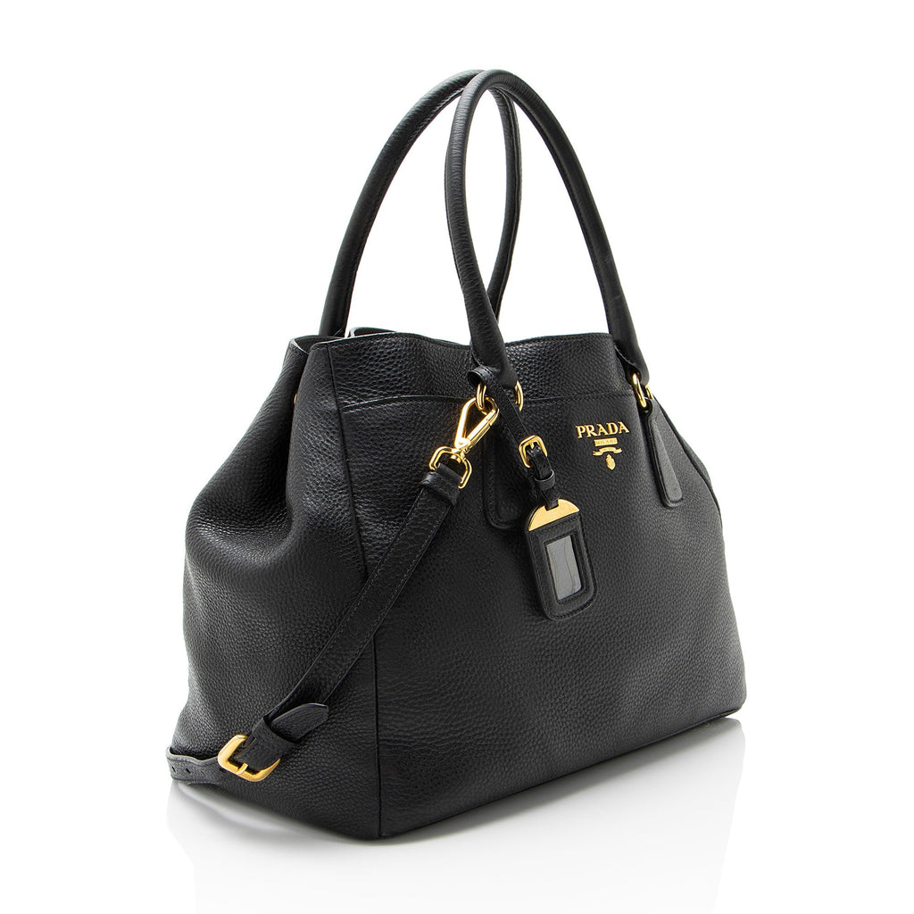 Prada Vitello Daino Shopping Tote