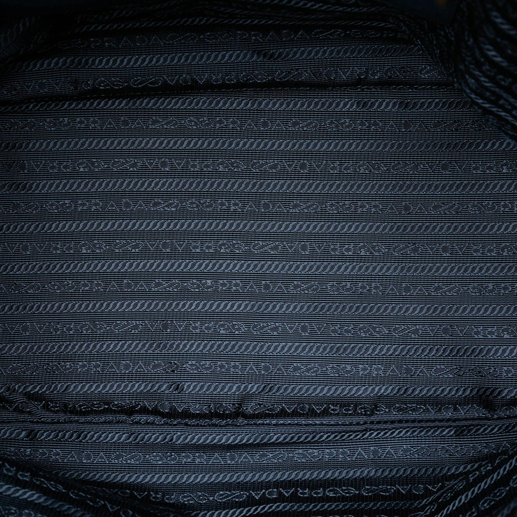 Prada Vitello Daino Side Pocket Convertible Tote