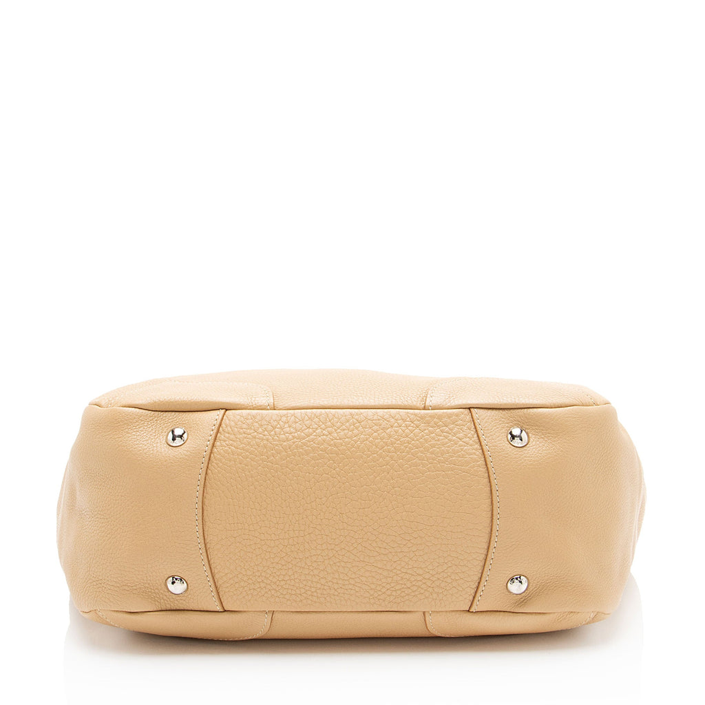 Prada Vitello Daino Side Pocket Hobo