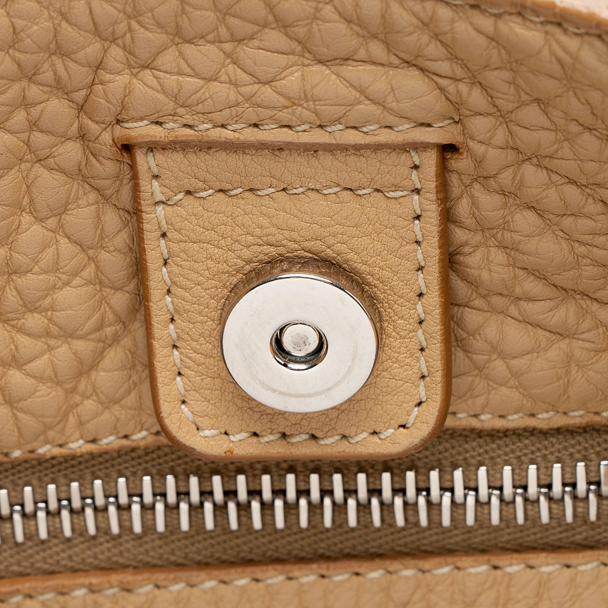 Prada Vitello Daino Side Pocket Hobo